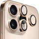Blueo Camera Protection Metal Frame Gold for the iPhone 14 Pro, iPhone 14 Pro Max