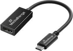 MediaRange MRCS234 USB-C male σε HDMI female MediaRange MRCS234 USB-C male σε HDMI female