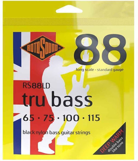 Rotosound Rs88ld Tru Σετ Χορδών Nylon Μπάσου 65 - 115"