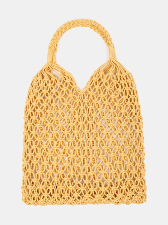 Handmade Macrame Bag Yellow