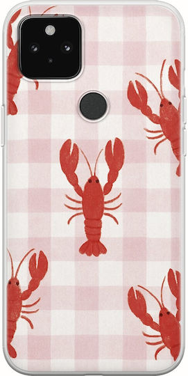 Lobster Picnic Google Pixel 5a 5G Flexible TPU Transparent Silicone