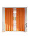 vidaXL Set Curtains Blackout Window with Tab Top Orange 140x260cm