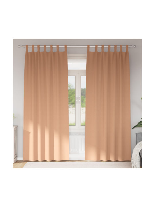 vidaXL vidaXL Curtain Set with Tab Top Brown 14...