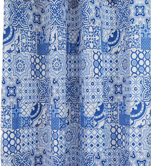Decocraft Blue Pencil Pleat Curtain 140x270cm