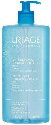 Uriage Eau Thermale Cleansing Gel for Face with Moisturizing Action 1000ml