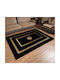 Saray Home Luxurius Rug Rectangular Furry Black