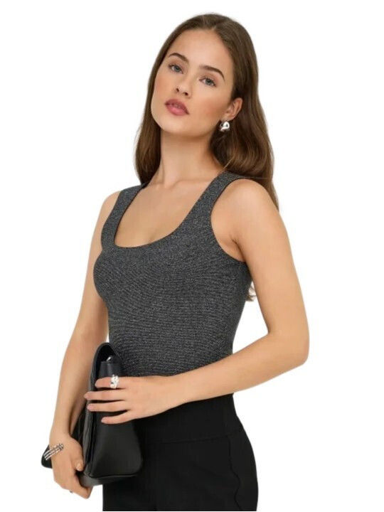 Only Women's Sleeveless Blouse Black