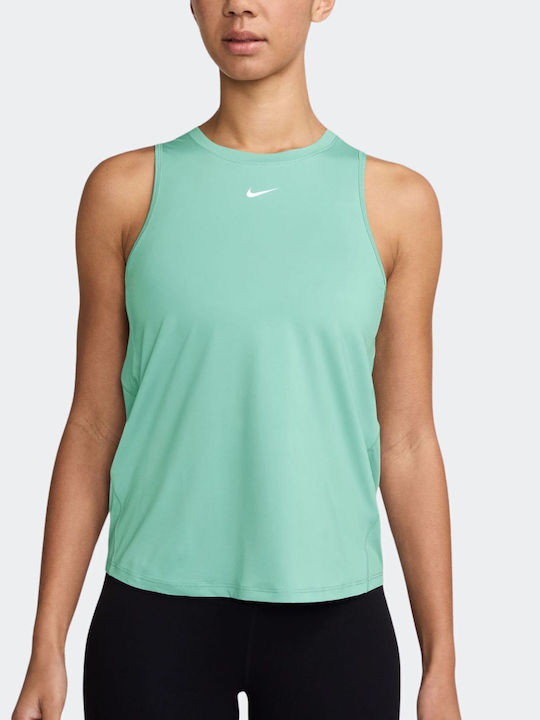 teal nike crop top