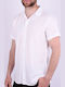 Kurzärmlig Hemd White