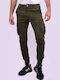 Trousers Cargo in Slim Fit Khaki