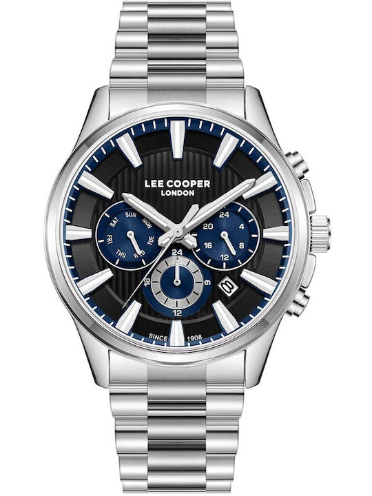 Lee Cooper Dual Time Watch Battery with Metal Bracelet