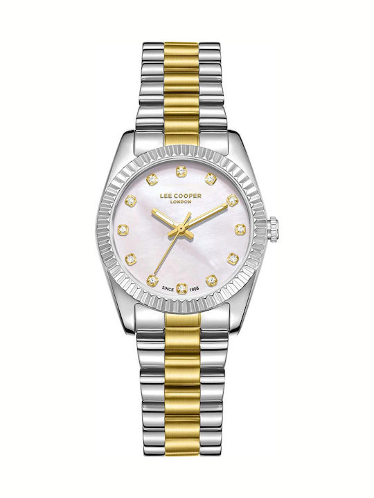 Lee Cooper Crystals Women's Watch with Silver M...