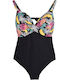 Cu push-up Floral Black