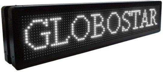 Semnul LED Derulare Cu O Singură Față 100x40cm Alb