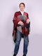 T & D Beach Poncho Red
