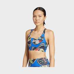 adidas X Farm Women's Sports Bra without Padding Blue