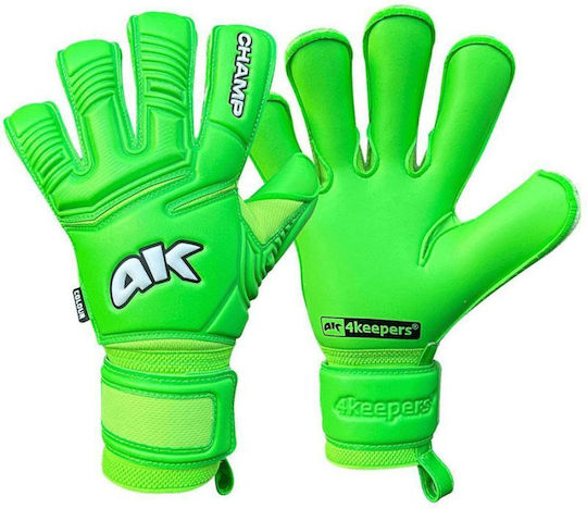 4Keepers Champ Adults Goalkeeper Gloves Green