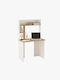 Γραφείο Viana Ξύλινο Atlantic Pine, Λευκό 90x52x148εκ.