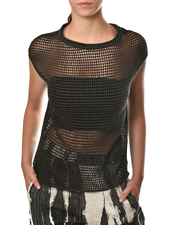 Blouse Women's Blouse Cotton Anthracite