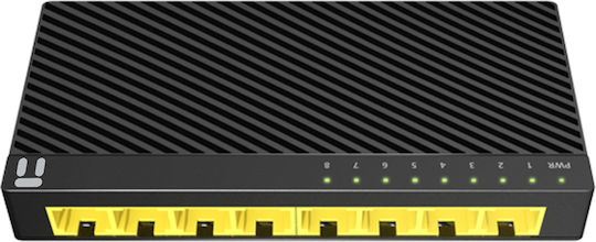 Netis ST3108GS Unmanaged L2 Switch with 8 Gigabit (1Gbps) Ethernet Ports