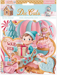 Die Cuts Stamperia Candy Crăciun