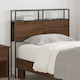 vidaXL Wooden Bed Headboard Brown Oak 90cm