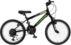 Champions Tempo 20 Bicicletă De Munte Pentru Copii Neagră