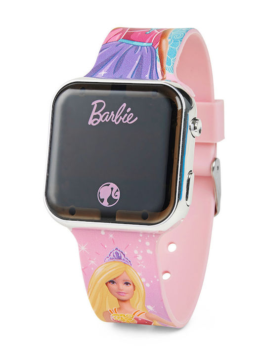 Barbie Παιδικό Ρολόι Ροζ
