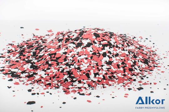 Colour Decorative Flakes Scattering On Painted Floor Surface Red 500gr 1916121000