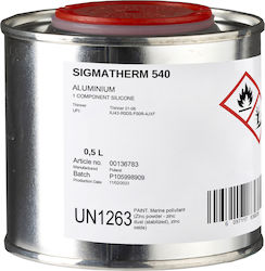 Sigmatherm 540 Heat-resistant Protective Paint 600°c 0.5l Silver Sigmatherm 540 Heat-resistant Protective Paint 600°c 0.5l Silver