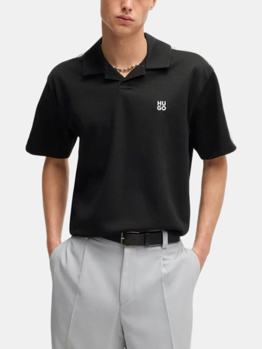 Hugo Polo Bluse Schwarz