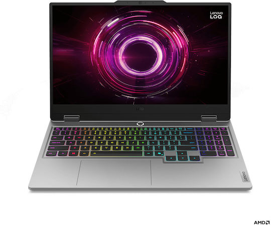 Lenovo LOQ 15AHP10 15.6" IPS 144Hz (Ryzen 7-250/32GB/1TB SSD/GeForce RTX 5060/Без операционна система) Luna Grey (GR Клавиатура)