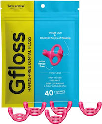 Gfloss Hands-Free Dental Floss 40 Pieces