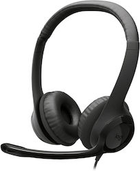 Logitech H390 On Ear Căști Multimedia cu microfon și conexiune USB-C