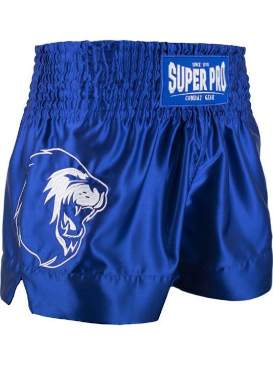 Super Pro Combat Gear Kick-Boxen Shorts Held Blau S