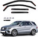 Set of Windbreakers Front and Rear Car for Mercedes-Benz GLE 4pcs