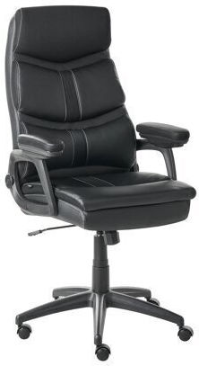 Epipla1.gr Stuhl Büro mit Verstellbaren Armen Berwyn 2776 602644BEL Black Velvet-Black Metal