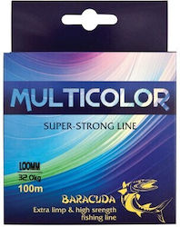 Baracuda Mehrfarbiges Nylon Monofilament 100 M Großer Durchmesser
