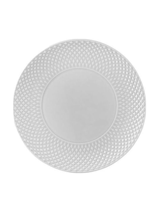 Bordallo Pinheiro Teller Untiefe Keramik Gray mit Durchmesser 28cm