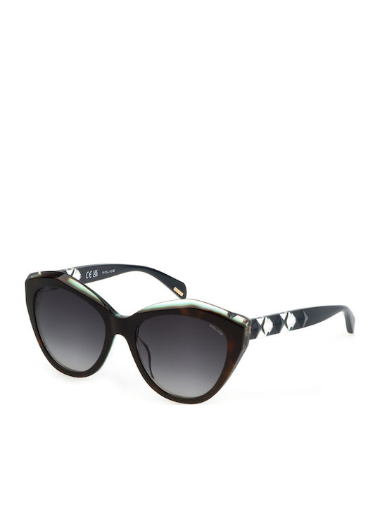 Police Women's Sunglasses with Brown Tartaruga ...