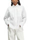 Langärmelig Damen Hemd White
