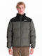 Geci Barbati Puffer Waterproof și cu Protecție împotriva Vântului Verzi