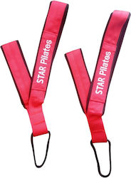 Διπλή Λαβή "star Pilates" Velvet Red Διπλή Λαβή "star Pilates" Velvet Red