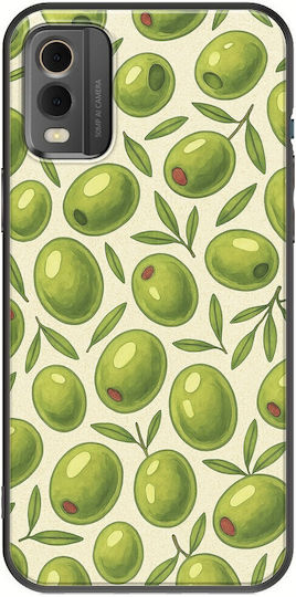 Olive Vibes Nokia C32 Черен TPU Силиконов Калъф