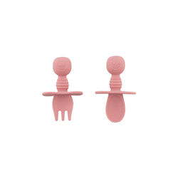Zingies Baby Set Spoon & Fork Made of Silicone for 0+ Months 2 Pieces Zingies Baby Set Spoon & Fork Made of Silicone for 0+ Months 2 Pieces