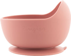 Zingies Bol pentru copii Remy din silicon Roz