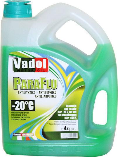 Vadol Ready for Use Engine Coolant for Motorcycle -20°C Green 4lt