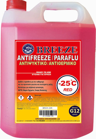 Breeze Kühlmittel für den Kühler Auto Rot Farbe 209Es
