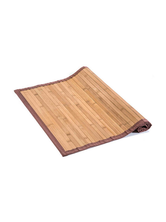 Dimitracas Badematte Hölzernes Rechteckig 00315.001 Beige 50x80cm