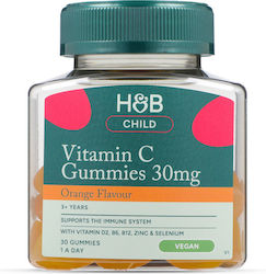 Holland & Barrett Vitamin C Vitamină 30mg Portocaliu 30 bomboane de jeleu